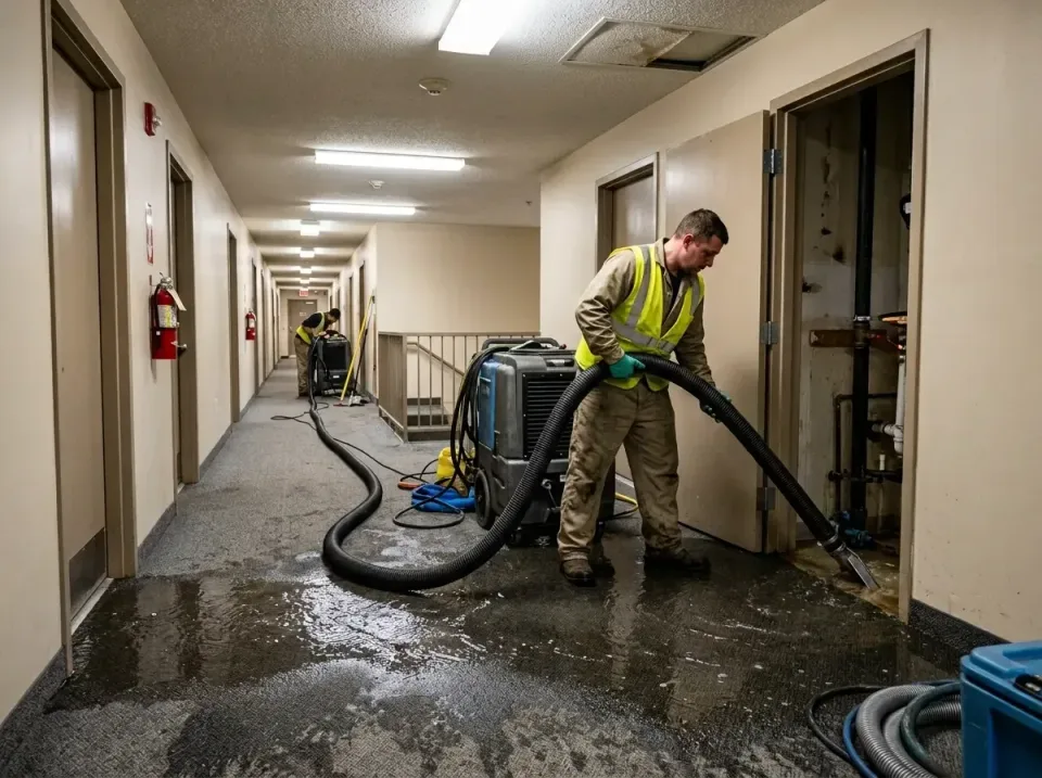 multi-unit-apartment-hallway-f-005 — frequently asked questions, Emergency Burst Pipe Water Extraction & Removal in Broad Br…